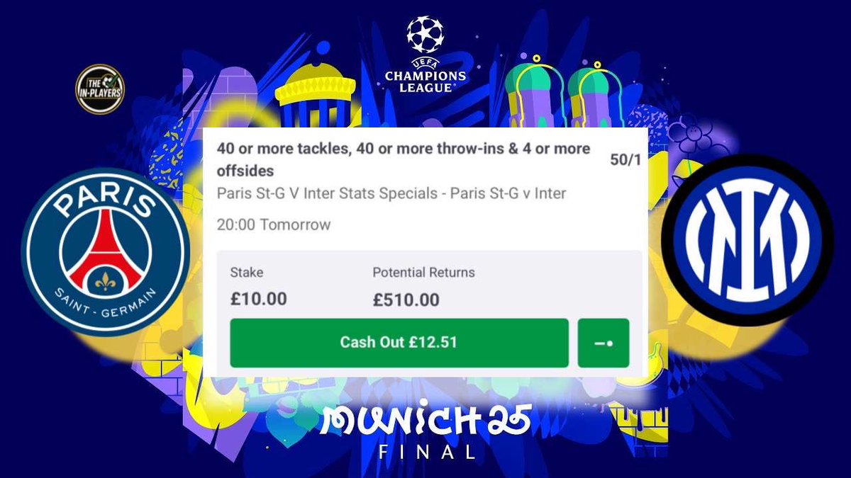 UCL FINAL PUNT😍😍

We knew that this was INCREDIBLE value😉

A few days ago we messaged a couple of you followers that this was immense value and would certainly go down in odds📉 

We were always going to tip this and didn’t realise how much it would actually go down by as it