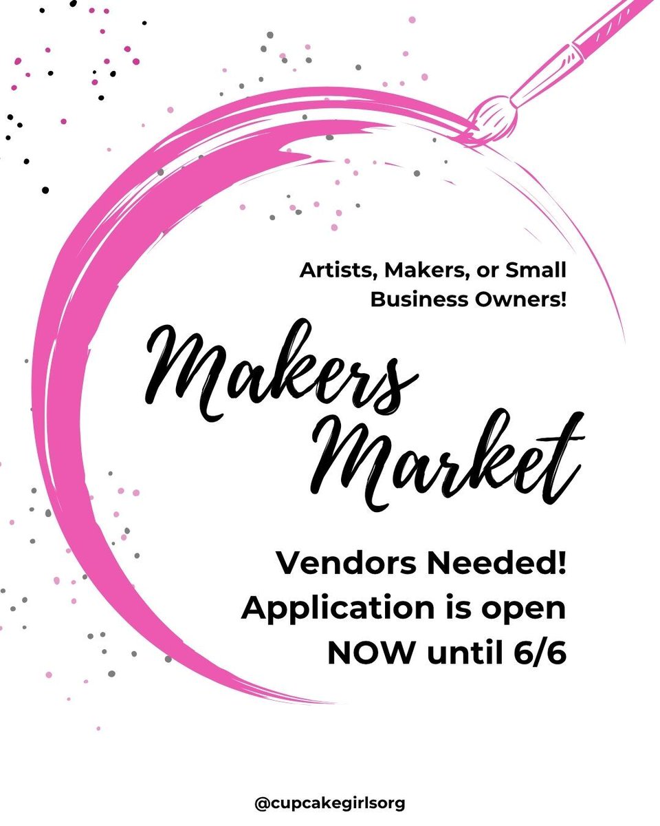 ✨️ The Cupcake Girls PDX Makers Market is accepting vendor applications!✨️

When: June 21st at 1:00 PM – 5:00 PM
Where: 240 N Broadway, Portland, OR 97227
*Entrance is on Wheeler Ave*

Vendor Fee: $50 minimum donation

Questions?
Grace Aasen at grace.aasen@thecupcakegirls.org