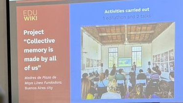&gt; Estamos participando de la #EduWikiConference 🤓