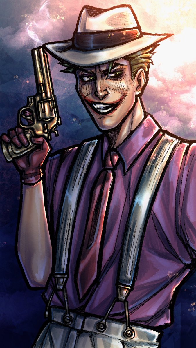 FishiCr4ck3rs's tweet image. Drew the joker in his cool outfit
#joker #jokerfanart #thejoker #dc #dccomics #dcvillians #art #artwork #drawing #procreateart #illustration