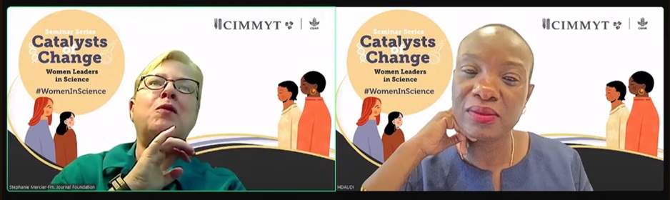bramaccimmyt's tweet photo. #CatalystsOfChange has shown to be an effective tool for raising awareness among women about the opportunities available to them. Stephanie Mercier's conversation with Happy Makuru Daudi, a groundnut breeder @CIMMYT, exemplifies this powerful initiative. https://t.co/xBanlhscK7 https://t.co/5QnFc3RlKZ