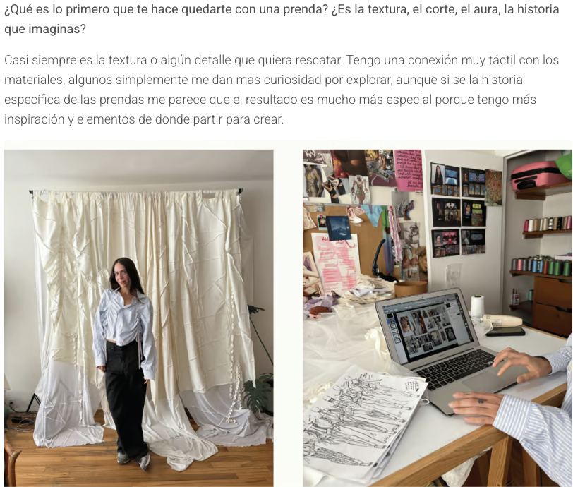 localmx_'s tweet image. #ModaCDMX La diseñadora detrás de RGB Archive habla sobre el archivo como diario visual, el upcycling como acto emocional y su forma de intervenir prendas con historia. Lee la nota completa aquí: tinyurl.com/2dp89pr4