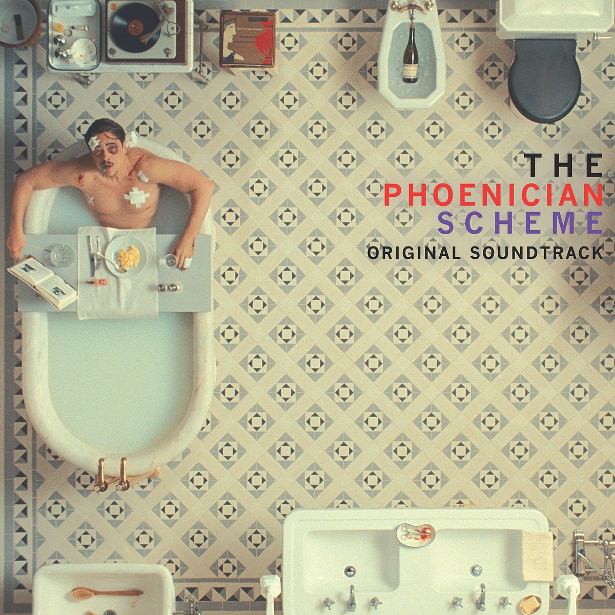 The official soundtrack to Wes Anderson’s The Phoenician Scheme, featuring original score by Oscar-winning composer Alexandre Desplat and a curated mix of classical and jazz recordings, is out today digitally. The soundtrack is also now available to pre-order on sea foam color