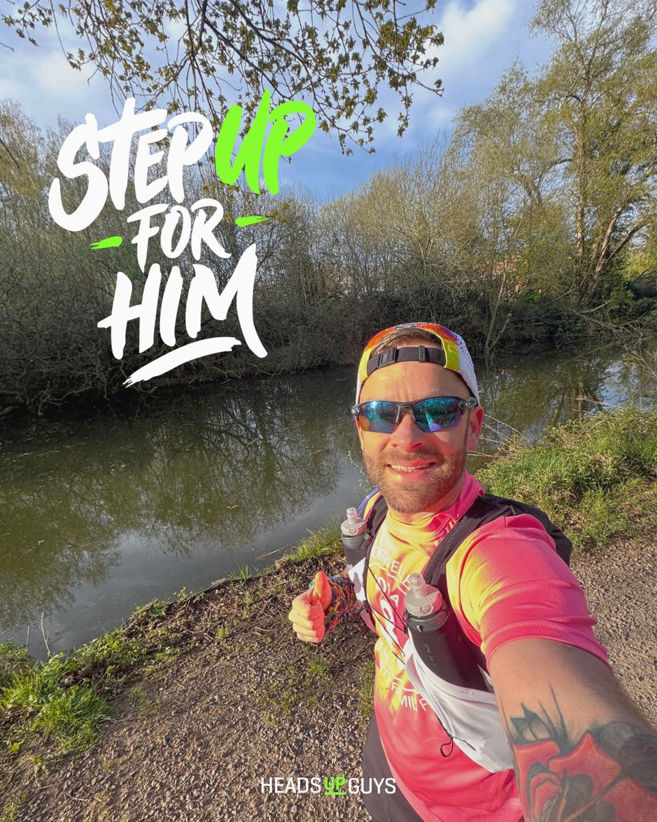Dan is Stepping Up by having open conversations with members of his running club and sharing about his experiences with Neurodiversity on his socials.

Join us June 1–15 for Step Up For Him in changing the stigma around men’s mental health.

headsupguys.org/step-up-for-hi…