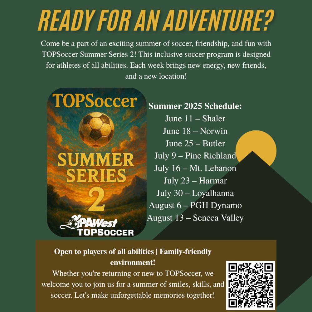 Registration for TOPSoccer Summer Series 2 is now OPEN! 

Visit ow.ly/JbBu50VZqlm to register!⚽🚨🚨
