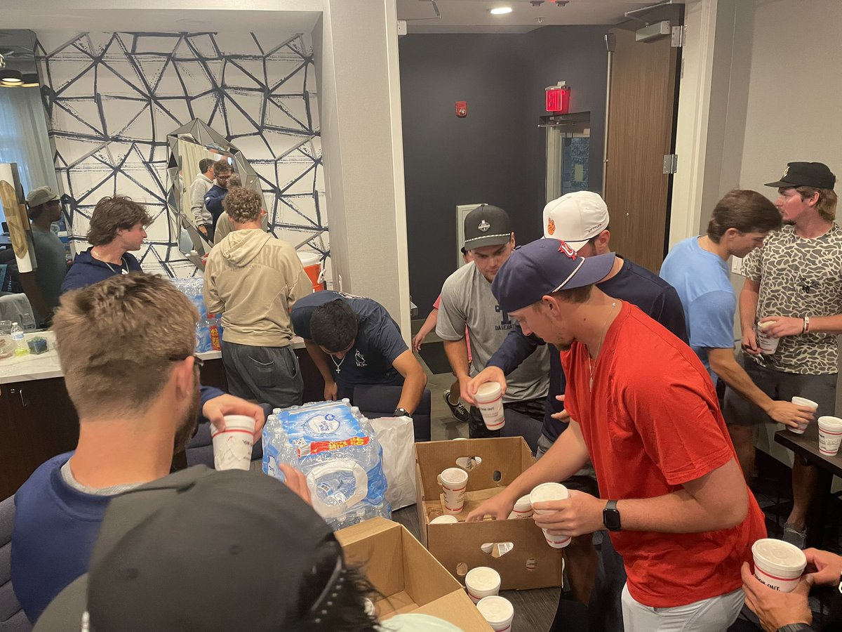 UT Tyler Patriots (@uttylerpatriots) on Twitter photo BASE | A big thank you goes to our Athletic Director Dr. Sam Ferguson for hooking <a href="/uttylerbaseball/">UT Tyler Baseball</a> up with some Cook Out milkshakes before they get going in the D2
World Series!
#SwoopSwoop BASE | A big thank you goes to our Athletic Director Dr. Sam Ferguson for hooking <a href="/uttylerbaseball/">UT Tyler Baseball</a> up with some Cook Out milkshakes before they get going in the D2
World Series!
#SwoopSwoop