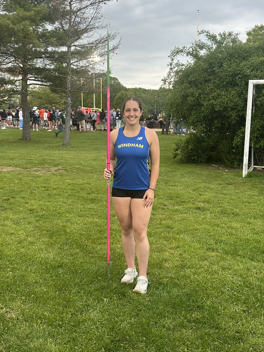 Congratulations Kelly Wright!  D 1 State Champion in Javelin with a throw of 111 ft 7 inches!