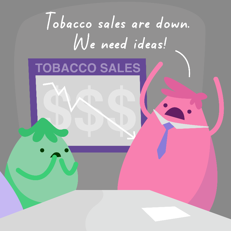 WHO's tweet photo. Tobacco &amp; nicotine industries say their products are for adults.

But take a look:
🍭Candy flavours
🎨Bright colours
🐻Cartoon characters
✨Sleek designs
🧸Toy-like packaging

This is shameless manipulation. They're targeting our kids for profit!
#WorldNoTobaccoDay