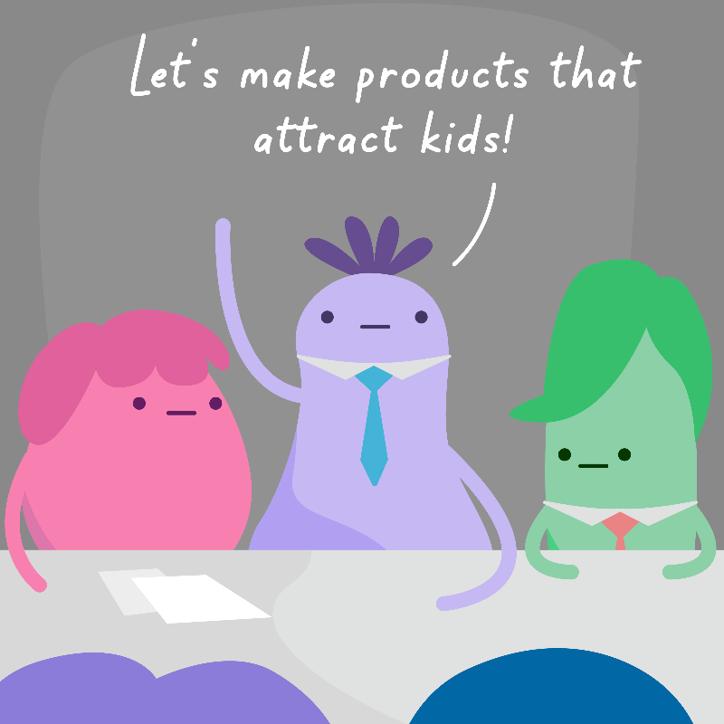 WHO's tweet photo. Tobacco &amp; nicotine industries say their products are for adults.

But take a look:
🍭Candy flavours
🎨Bright colours
🐻Cartoon characters
✨Sleek designs
🧸Toy-like packaging

This is shameless manipulation. They're targeting our kids for profit!
#WorldNoTobaccoDay