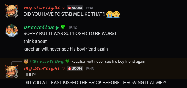 / he'll kill me after that IM SORRY BESTIE