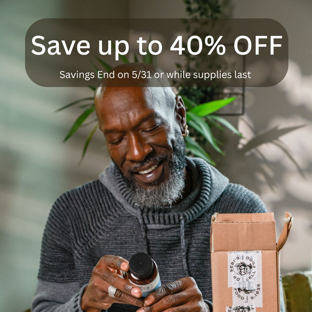 Shop now &amp; save up to 40% off. Hurry! Sale ends tomorrow night or while supplies last!

drsebiscellfood.com/collections/on…

#DrSebi #Healing #Sale #SummerKits #Detox #Cleanse