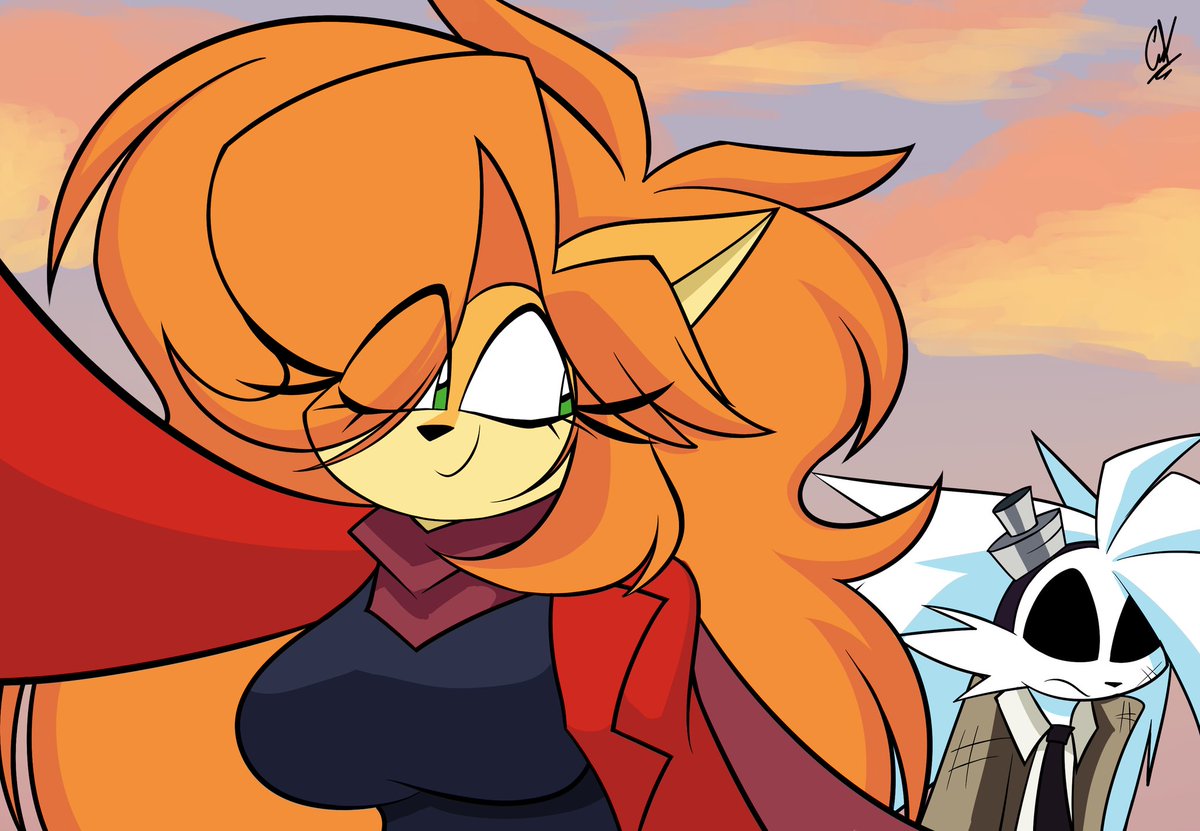 A little picture with a good friend 🧡🤍

The bandicoot character belongs to <a href="/Dianilane1/">Dianilane🔞/Commisions open❤ (Slots available 2/5)</a> 
#originalcharacter #DreamixStudios #TheBowsers #digitalart #furryarwork