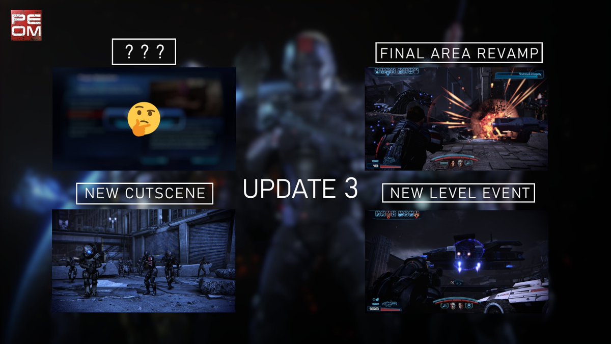 OrikonMods's tweet photo. Let's begin.
Dear Mass Effect fans, it's time for something different.

Update 3 for Priority: Earth Overhaul Mod launches June 7th. It not only brings unprecedented features to the trilogy's finale, but represents a new chapter in PEOM's history.

A breakdown of what to expect:
Final Area Revamp - New gameplay mechanics and restored cut content: Defend the Thanix Missiles from waves of Harvesters, fight for control over a turret, get assistance from Hammer forces, and race against time with the Reaper.

All while enjoying the restored narrative, complete with radio dialogue and comments from your squadmates.

New Cutscene - A beautiful, hand-crafted cinematic of Hammer forces rolling out to retake Earth. Inspired by the Take Earth Back trailer from 2012 and the game's original script.

New Level Event - Depending on how you handled the Genophage Cure, either the Krogan or the Salarians will come to your aid during combat.

??? - A major, never-before-seen mechanic. Something originally planned for the game, and something fans have wanted for over a decade -- ever since Mass Effect 3 released.

Update 3 is smaller is scope, but is more focused and has a strong impact on your experience.

Get ready, and make sure to scan those planets.
#MassEffect #bioware