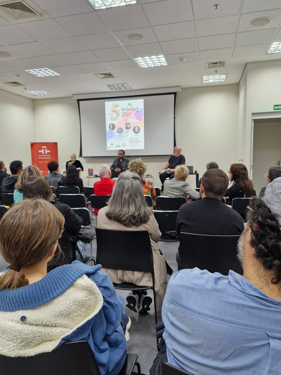 J.C Méndez Guédez (@mendezguedez) on Twitter photo Y #benengeli2025 se acerca a su final. Ahora mismo en Sao Paulo los escritores Gabriel Mamani Magne, Martha Luisa Hernández Cadenas y Juan Pablo Castro dialogan sobre la literatura en español.
<a href="/InstCervantesSP/">Instituto Cervantes São Paulo</a>
<a href="/InstCervantes/">Instituto Cervantes</a> Y #benengeli2025 se acerca a su final. Ahora mismo en Sao Paulo los escritores Gabriel Mamani Magne, Martha Luisa Hernández Cadenas y Juan Pablo Castro dialogan sobre la literatura en español.
<a href="/InstCervantesSP/">Instituto Cervantes São Paulo</a>
<a href="/InstCervantes/">Instituto Cervantes</a>