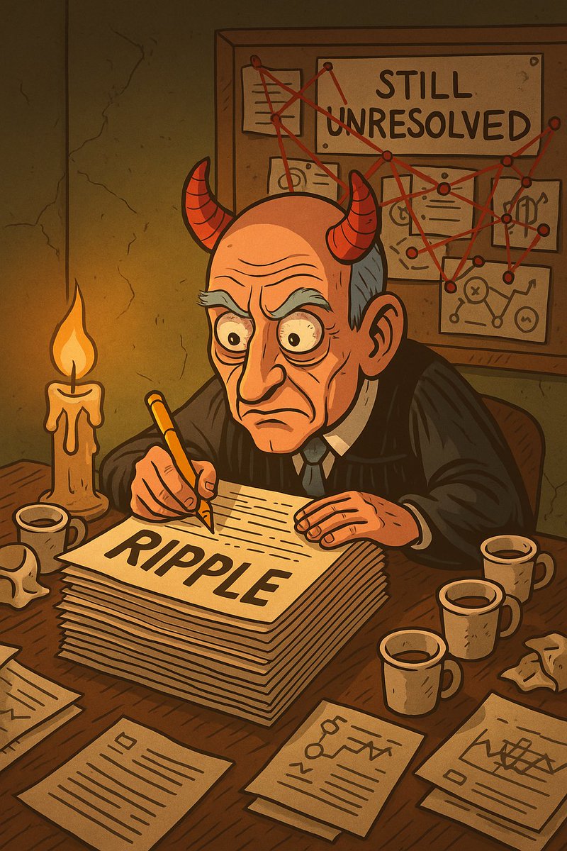Don’t confuse silence for weakness. I was just reading the Ripple case again.
Found a loophole that me and my ex-SEC buds just want wait to abuse. Might give the alpha to some lucky Rune #666 holders