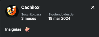 CachiloDev's tweet photo. @santicaseros user de stake: chelcox
user de kick: cachilox https://t.co/kohZaY8DS3
