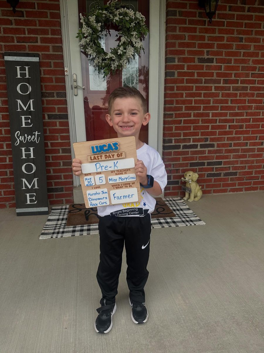 So proud of our Luca! 🎓 He rocked preschool and is officially a graduate! Ready to take on kindergarten this fall.