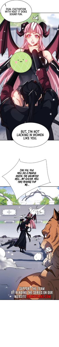 たまにpixivでも見かけるけど、
Master: This Villainous Disciple Is Not The Holy Child Chapter 70-71のこの娘もgood！
#敵女
