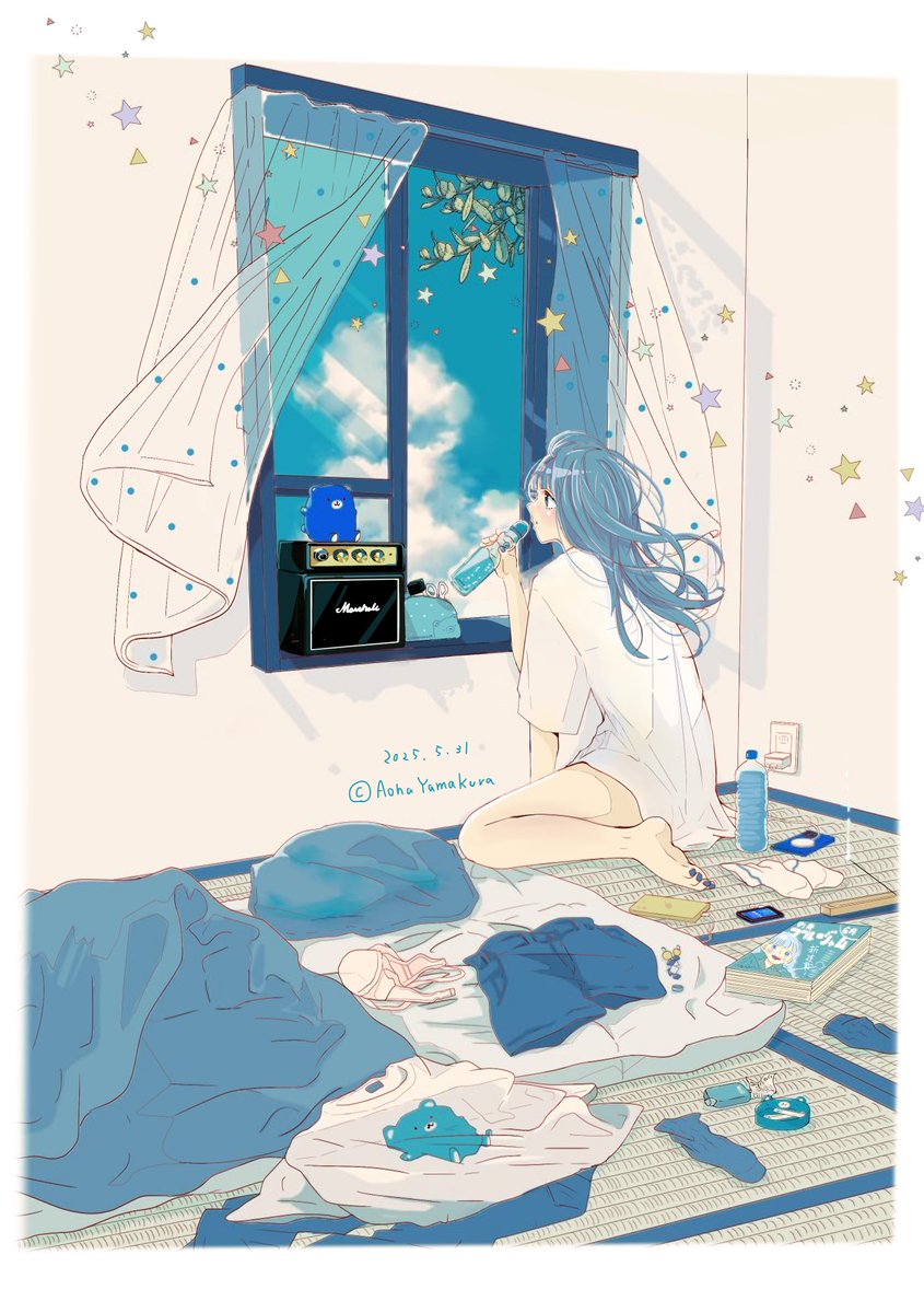 a_yama_6's tweet photo. おはようお絵描き！

「初夏の始まり」𓆸 https://t.co/rYycv4fQJp