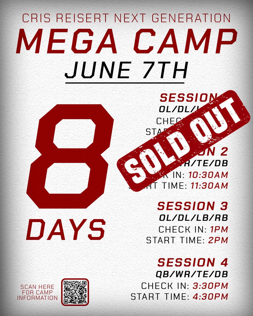 One day closer! Spots are going fast. You don’t want to miss this opportunity!