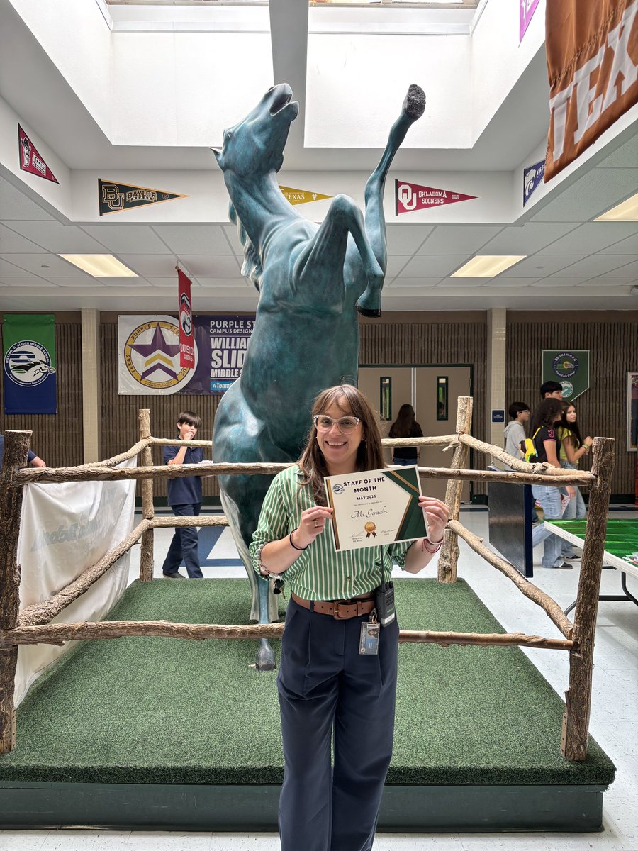 William D. Slider Middle School (@slider_middle) on Twitter photo Congratulations to <a href="/DGonzalez_SMS/">Daniela Gonzalez ๐</a> This afternoon she was recognized as our May 2025 staff member of the month! Keep leading the way! #StallionsLeadTheWay #TeamSISD <a href="/LReyes_WDSMS/">Laura Reyes</a> <a href="/IMartinez319/">Isabel Martinez</a> <a href="/Machin_WDMS/">Edita Machin, Campus Secretary at Slider</a> <a href="/SISD_Herrera/">Enrique Herrera</a> Congratulations to <a href="/DGonzalez_SMS/">Daniela Gonzalez ๐</a> This afternoon she was recognized as our May 2025 staff member of the month! Keep leading the way! #StallionsLeadTheWay #TeamSISD <a href="/LReyes_WDSMS/">Laura Reyes</a> <a href="/IMartinez319/">Isabel Martinez</a> <a href="/Machin_WDMS/">Edita Machin, Campus Secretary at Slider</a> <a href="/SISD_Herrera/">Enrique Herrera</a>