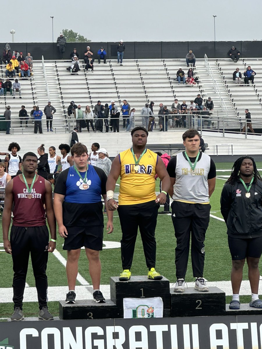 . <a href="/AbeSwathwood/">Abe Swathwood</a> is on to states with a 3rd place finish and a PR of 53-8.75!