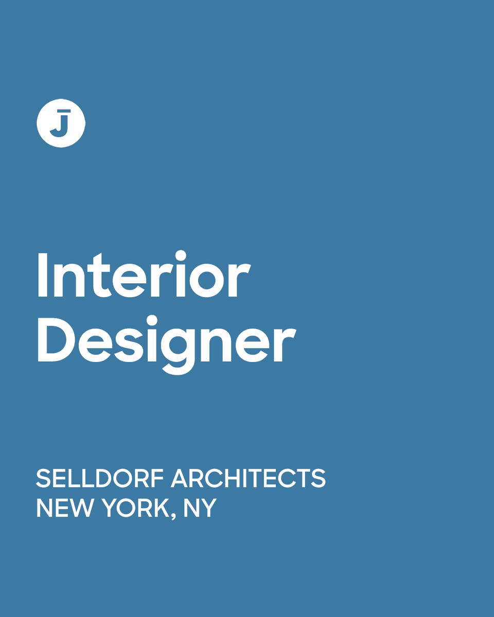 Archinect Jobs (@archinectjobs) on Twitter photo Today's Employer of the Day is Selldorf Architects <a href="/SelldorfArch/">Selldorf Architects</a> . They're currently hiring an Interior Designer in New York City.
archinect.com/selldorfarchit…
#ArchinectJobs #ArchinectEOTD #ArchitectureJobs #NewYorkJobs #NYCJobs Today's Employer of the Day is Selldorf Architects <a href="/SelldorfArch/">Selldorf Architects</a> . They're currently hiring an Interior Designer in New York City.
archinect.com/selldorfarchit…
#ArchinectJobs #ArchinectEOTD #ArchitectureJobs #NewYorkJobs #NYCJobs