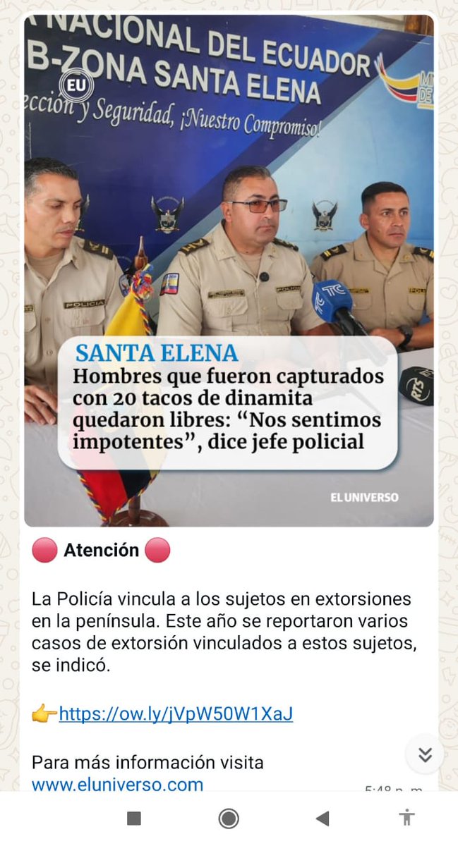educhi_2010's tweet photo. @DanielNoboaOk las leyes hay que cambiarlas y endurecerlaa éstos extorsionadores están matando de hambre al pueblo se cierran cientos de negocios tenemos esperanzas en tí Presidente https://t.co/djPosg0iqP