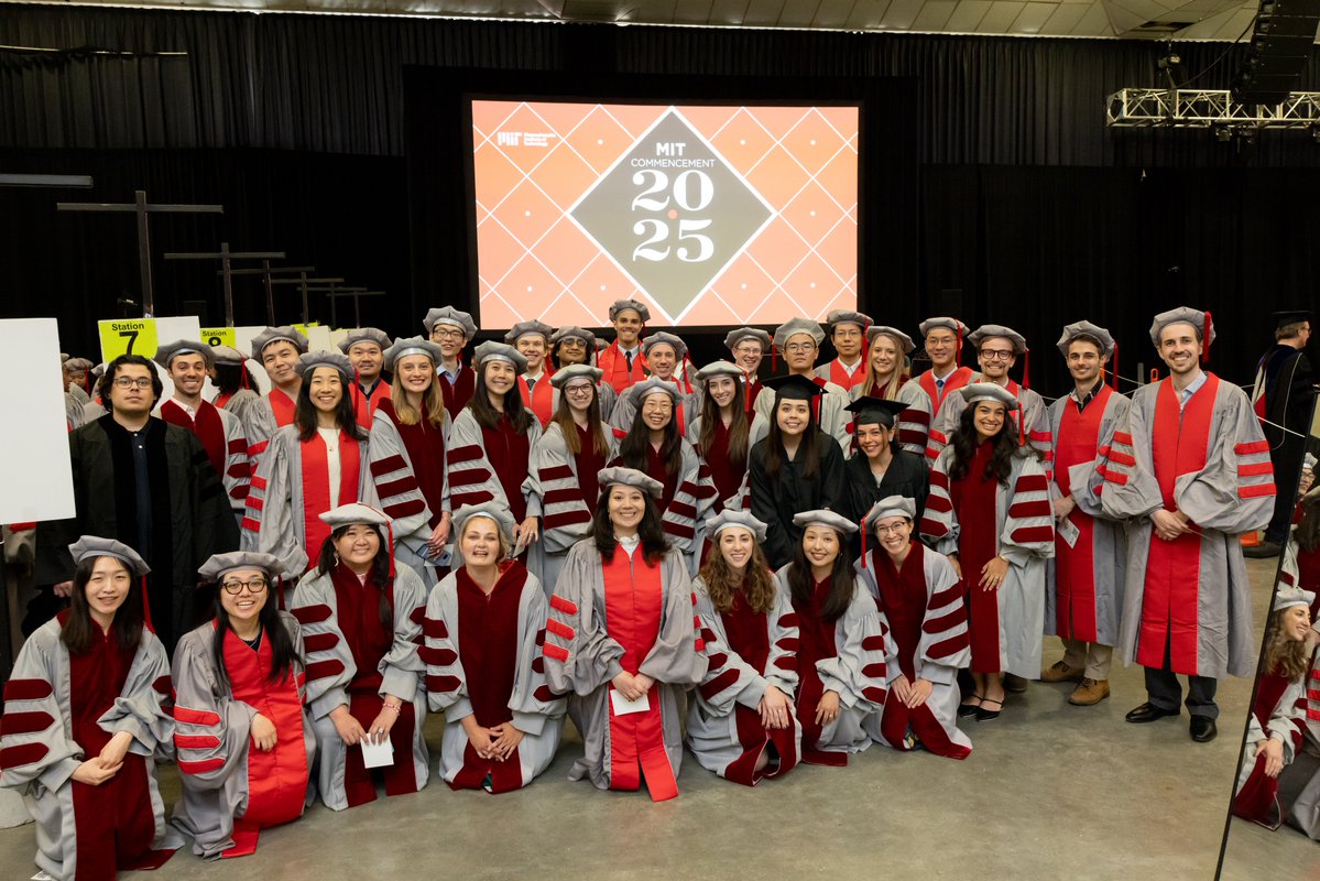 MIT Chemistry (@chemistrymit) on Twitter photo Congratulations to our Department of Chemistry Advanced Degree graduates! We're so proud of your accomplishments and look forward to witnessing your impact on the world!
chemistry.mit.edu/chemistry-news…
<a href="/mitcommencement/">MIT Commencement</a> #mitcommencement #MIT2025 Congratulations to our Department of Chemistry Advanced Degree graduates! We're so proud of your accomplishments and look forward to witnessing your impact on the world!
chemistry.mit.edu/chemistry-news…
<a href="/mitcommencement/">MIT Commencement</a> #mitcommencement #MIT2025