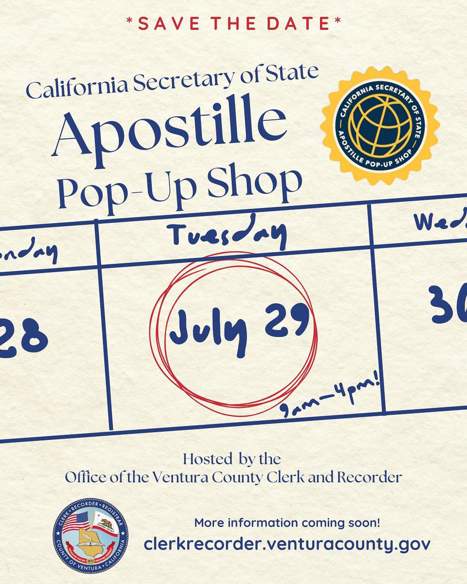 VC Clerk Recorder (@vcclerkrecorder) on Twitter photo 