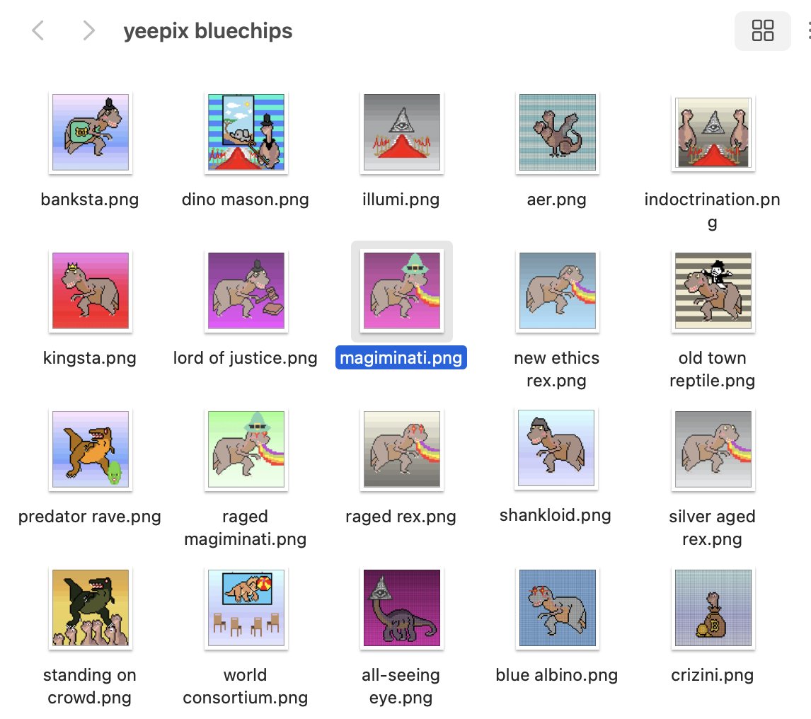 Yeepix NFTs tweet media