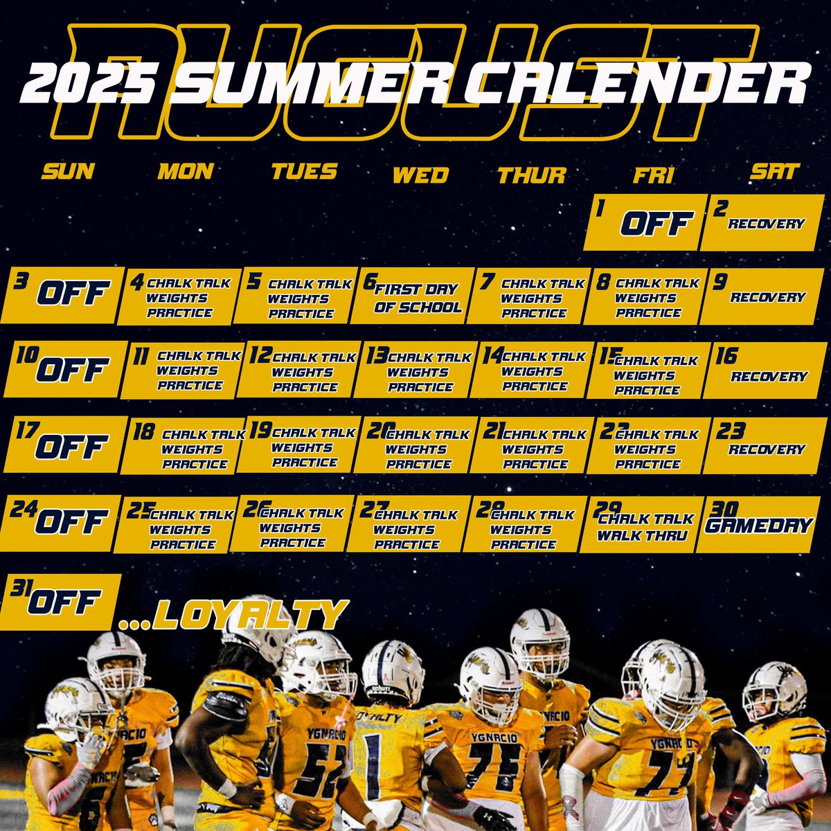 YVHS Football tweet media