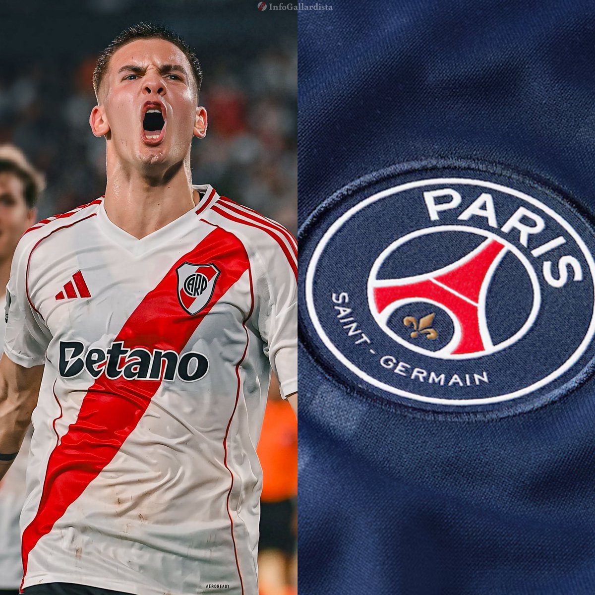 Info Gallardista (@infogallardista) on Twitter photo ✅💣 Según <a href="/FutbolFichajes/">Fútbol Fichajes</a> Franco Mastantuono 💎 ACEPTÓ LA OFERTA DEL PSG 🇫🇷
💰 River 🐔 Recibiría €45M EN MANO. “El Paris” ejecutaría la Cláusula.
➡️ Por PEDIDO del Jugador, se Quedará a Prestamo hasta FIN DE AÑO. ✅💣 Según <a href="/FutbolFichajes/">Fútbol Fichajes</a> Franco Mastantuono 💎 ACEPTÓ LA OFERTA DEL PSG 🇫🇷
💰 River 🐔 Recibiría €45M EN MANO. “El Paris” ejecutaría la Cláusula.
➡️ Por PEDIDO del Jugador, se Quedará a Prestamo hasta FIN DE AÑO.
