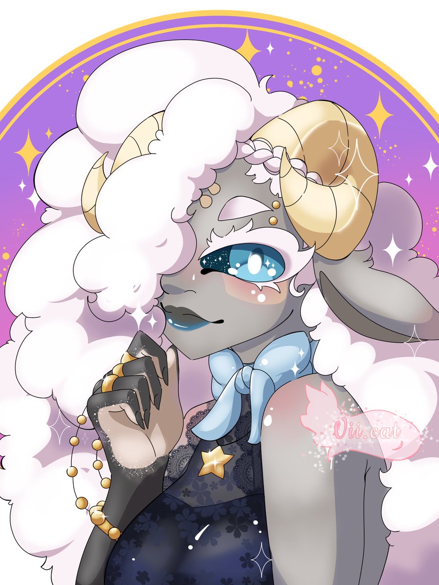 Lambi Bee~ 🌟✨🌌💕
A gift for altereon on Instagram! 
•
#art #digitalart #anthroart #furryart #illustration #ibisPaintX