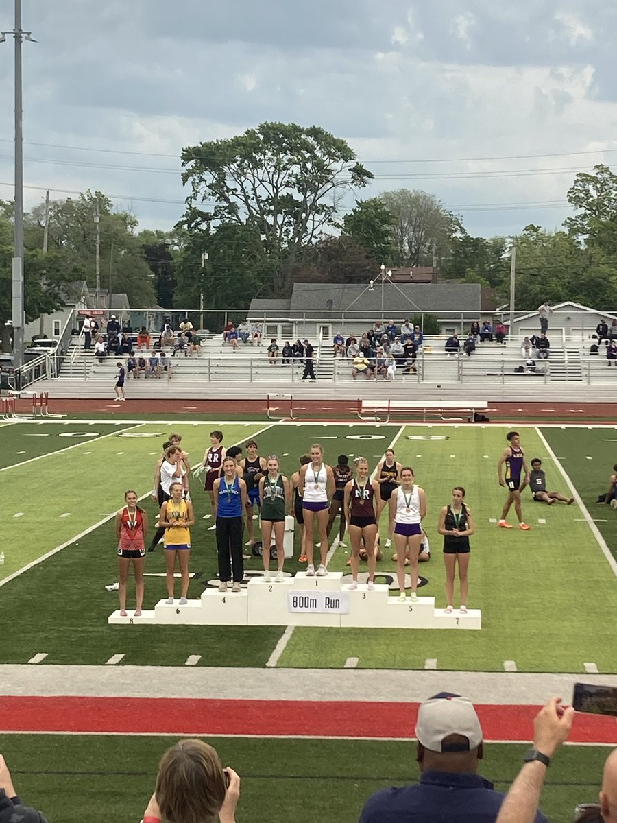 Great race Kaitlyn, new regional record in the 800m!!