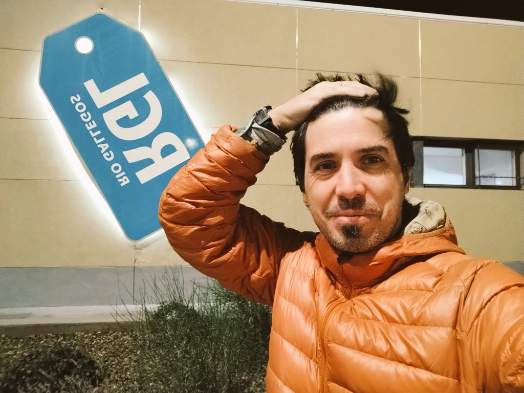 Cerrando semana patagónica a puro viento...