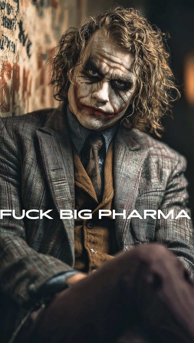 MambaDripGod's tweet image. “You know what I noticed? The real clowns wear lab coats and run billion-dollar ad campaigns. They poison you with a smile, then sell the antidote at 500% markup. And I’m the crazy one?
They say I’m dangerous because I don’t follow the rules. But these pharmaceutical suits? They…