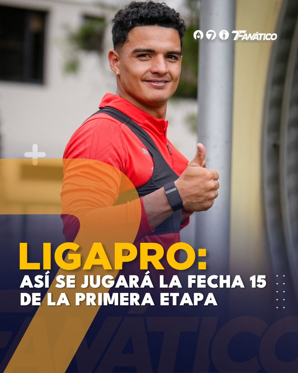 #Fanático I La fecha 15 de LigaPro arranca este viernes. Revise los horarios y los partidos que irán por señal abierta.
#LéaloenET: is.gd/ERDHFP
