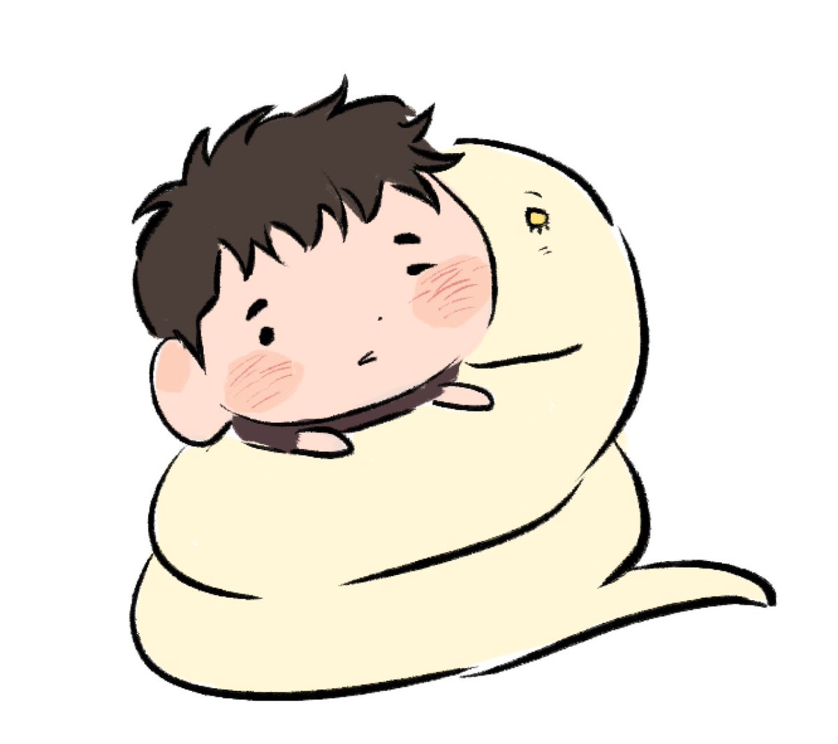 dagom_'s tweet photo. 공태작가님이 금량태선 그려주셨어요 너므너무귀엽죠ㅠㅠㅠ...🩷🩷 🐍🥔 https://t.co/apXEKmyoK8