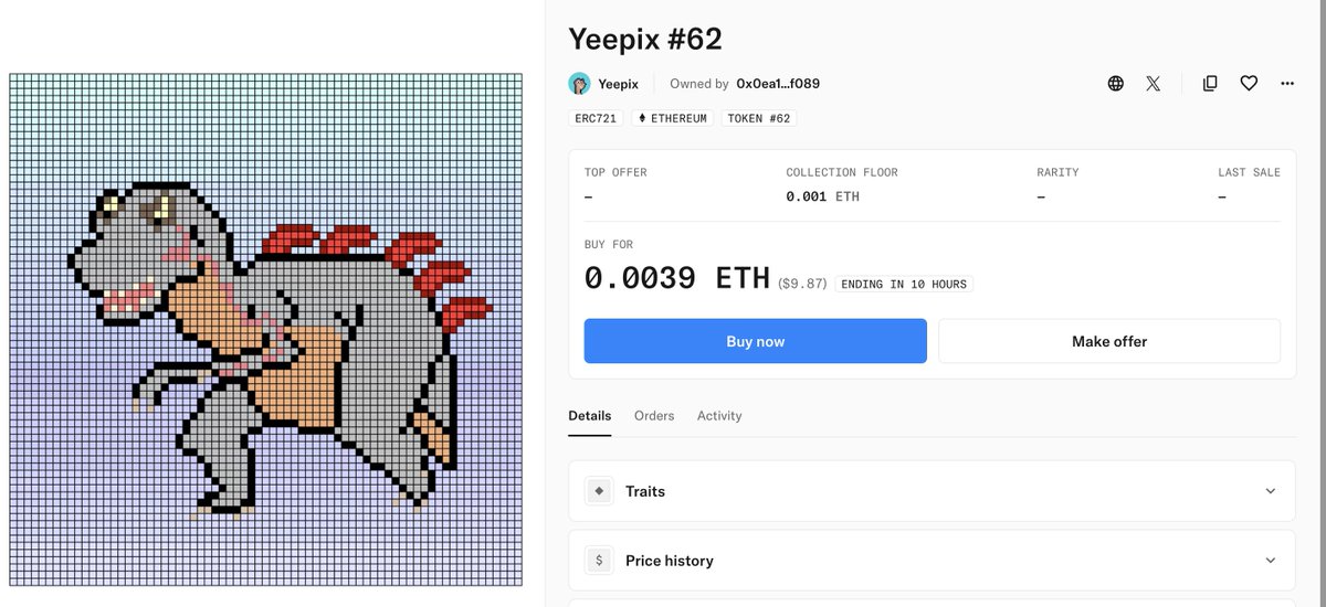 Yeepix NFTs tweet media