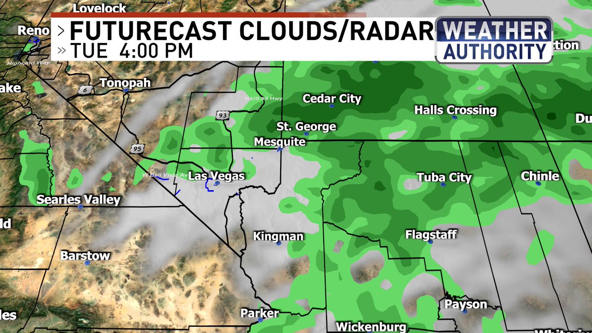 Changes are coming in the form of cooler temps and some precipitation chances late Sunday through Tuesday. Best chances will north and east of valley. Fingers crossed 🤞 <a href="/News3LV/">KSNV News 3 Las Vegas</a> <a href="/NWSVegas/">NWS Las Vegas</a> #WeatherAuthority #Vegas #Vegasweather #nvwx
