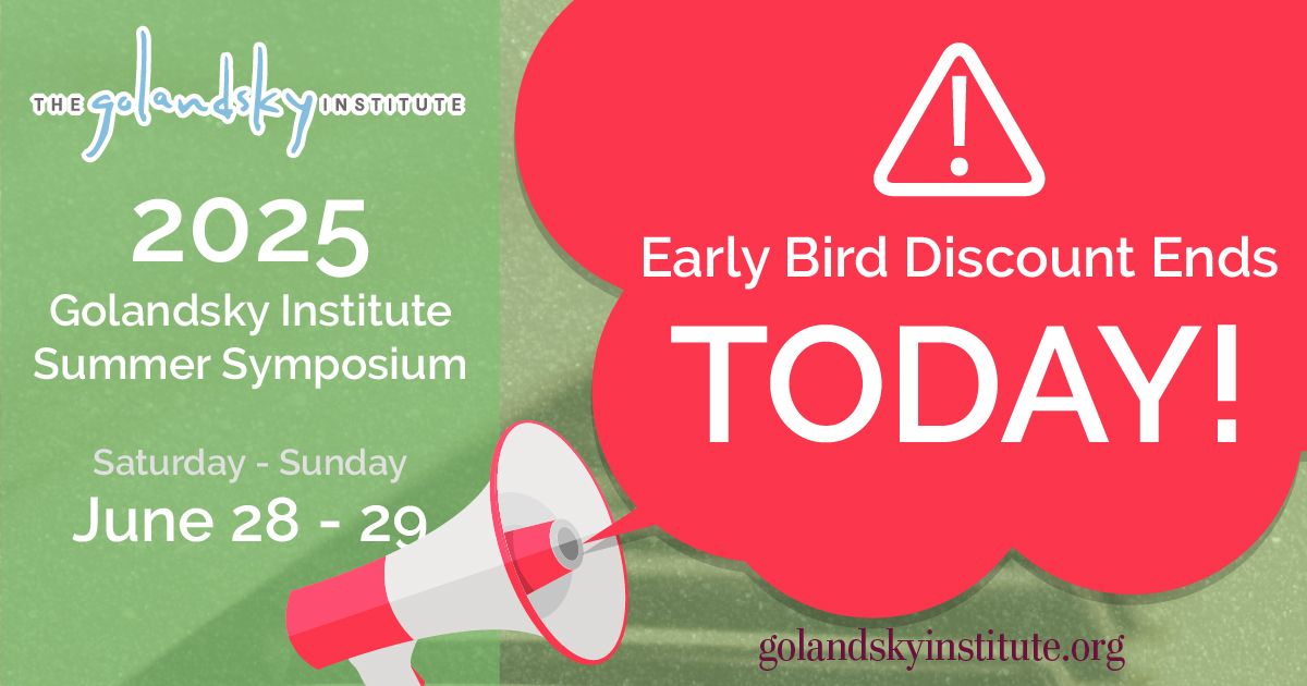 ⏰ Last Chance: Early Bird Pricing Ends TODAY!
golandskyinstitute.org
mailchi.mp/golandskyinsti…