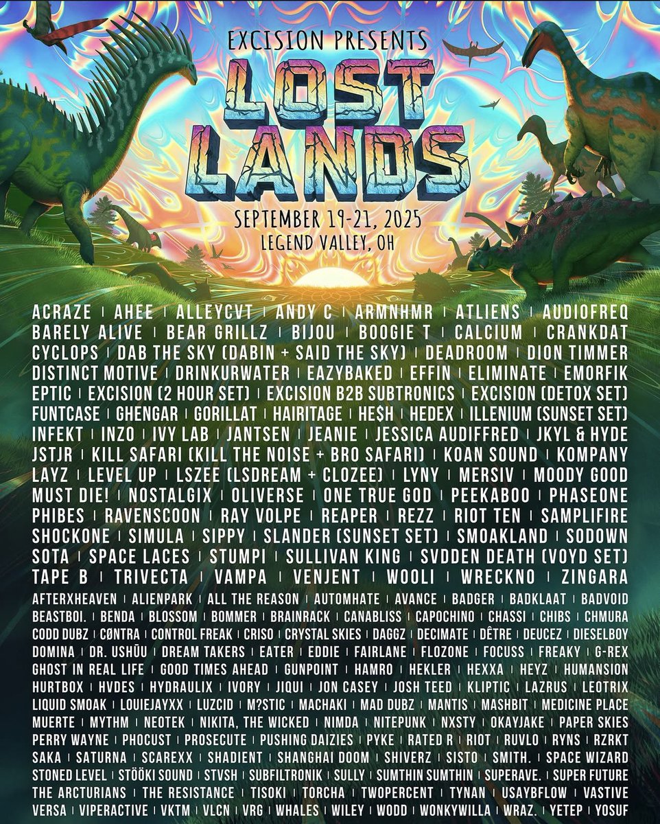 LOST LANDS, SEE U IN SEPTEMBER 💚

manifested this, thank you to everyone who’s helped make a little British kids dream come true 💚🥹