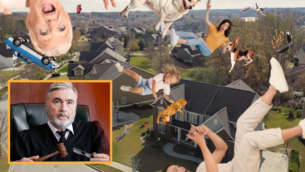The Babylon Bee (@thebabylonbee) on Twitter photo Federal Judge Overturns Law Of Gravity buff.ly/bZacpG7 Federal Judge Overturns Law Of Gravity buff.ly/bZacpG7