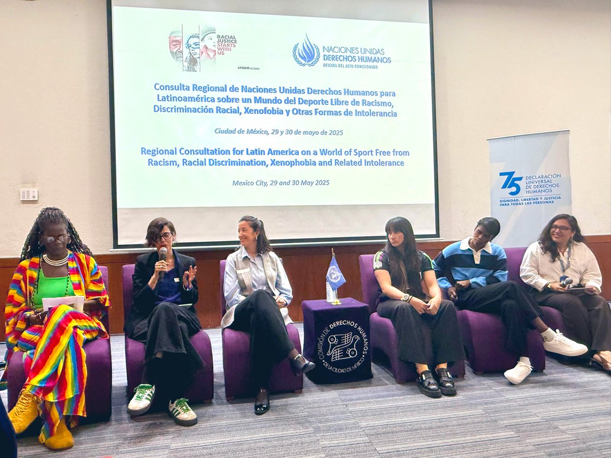 Jennifer Feller (@feller_jennifer) on Twitter photo Gracias <a href="/ONUDHmexico/">ONU-DH México</a> por invitarme a inaugurar la Consulta Regional para promover un entorno deportivo mundial exento de racismo y discriminacion. El deporte nunca debe ser exclusión, sino un espacio de defensa de la igualdad y la dignidad. 🙏 <a href="/AwitiAlcaraz/">Prisca Awiti Alcaraz OLY</a> por ser inspiración! Gracias <a href="/ONUDHmexico/">ONU-DH México</a> por invitarme a inaugurar la Consulta Regional para promover un entorno deportivo mundial exento de racismo y discriminacion. El deporte nunca debe ser exclusión, sino un espacio de defensa de la igualdad y la dignidad. 🙏 <a href="/AwitiAlcaraz/">Prisca Awiti Alcaraz OLY</a> por ser inspiración!