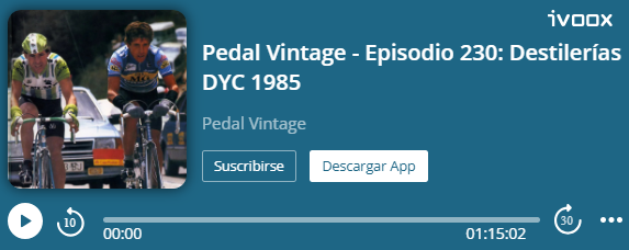 Pedal Vintage (@pedalvintage) on Twitter photo Aquí os dejamos el Podcast🎙️de Destilerías DYC 1985, con <a href="/gzlz11/">Miguel González</a> y <a href="/crstobalcabezas/">Cristóbal Cabezas Martín</a>, esperamos que os guste:
ivoox.com/pedal-vintage-… Aquí os dejamos el Podcast🎙️de Destilerías DYC 1985, con <a href="/gzlz11/">Miguel González</a> y <a href="/crstobalcabezas/">Cristóbal Cabezas Martín</a>, esperamos que os guste:
ivoox.com/pedal-vintage-…