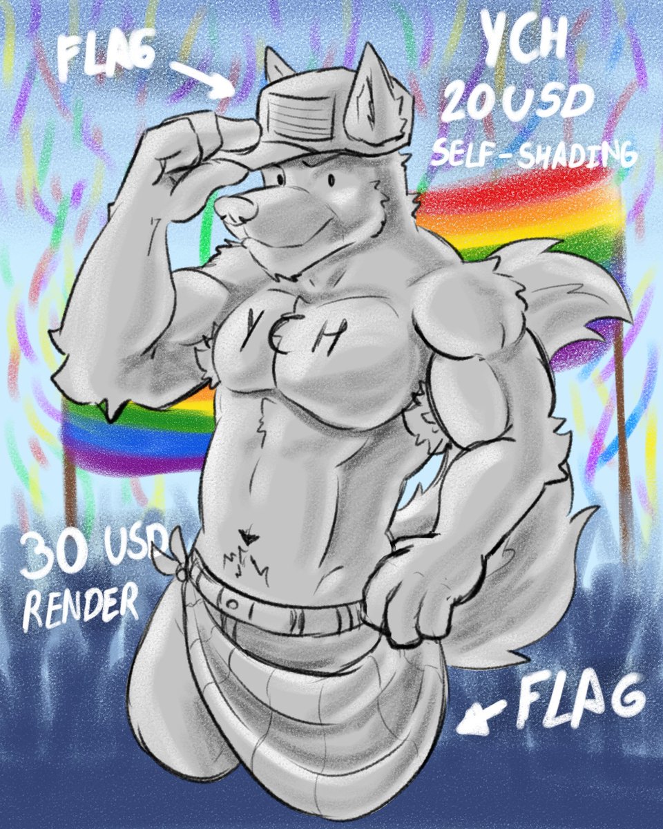 Raffle time!!

For reaching 3k I will raffle this YCH 

Rules for participation:
- Like and republish this post ❤️🔃
- Follow me
- Leave your character reference for YCH in the comments.

There will only be one winner 

Ends June 6

Good luck to everyone

#furry #ych #raffle