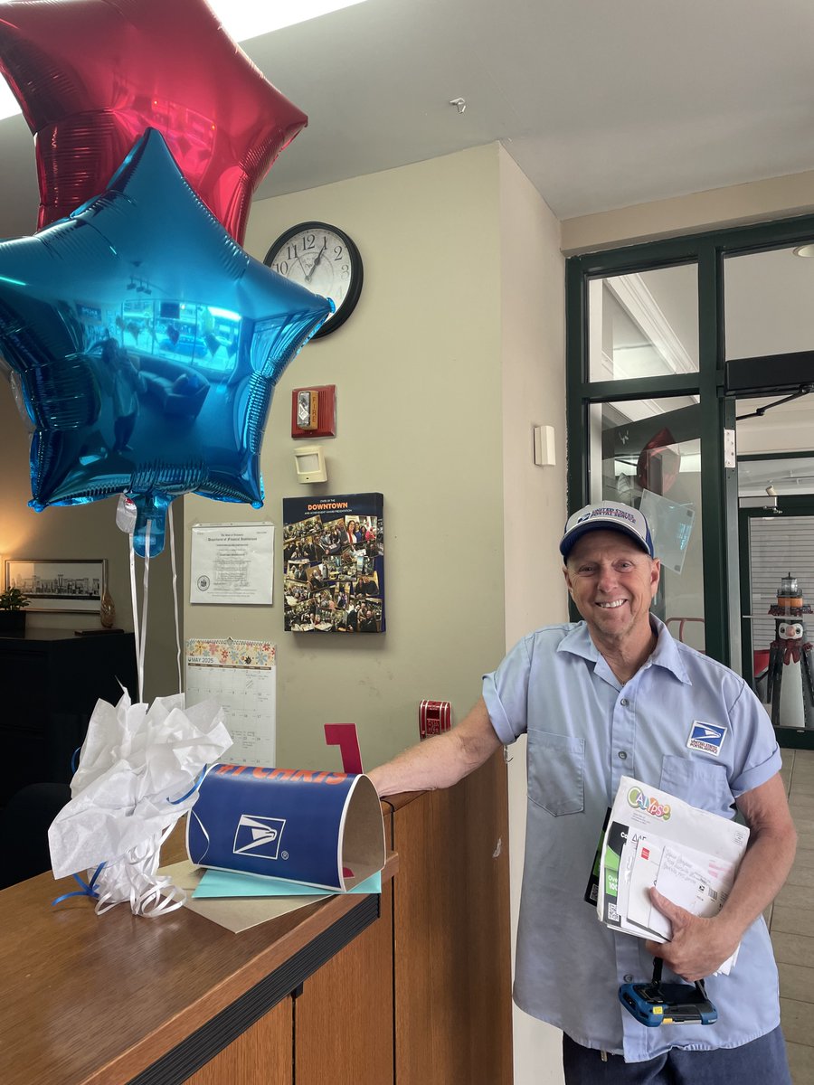 📬 Congratulations to Mailman Chris on his retirement!

Today marks his last day delivering smiles and letters in #DowntownRacine after 18 amazing years serving our district—and 34 years with the #USPS!

Chris has been more than just a mail carrier—he’s been a friendly face, a