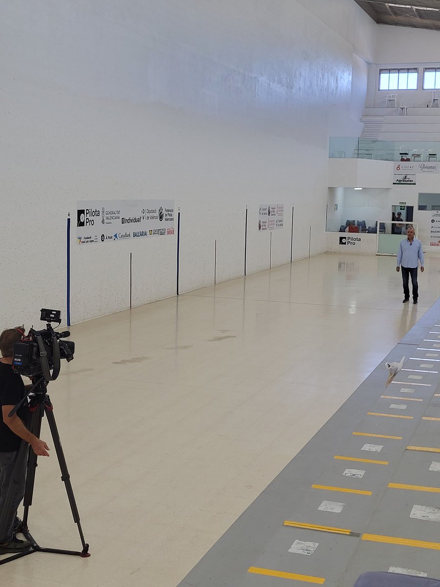 ⚾️Vesprada de Pilota amb la victòria d'Ivan d'Ontinyent i veient al gran periodista d' <a href="/apuntesports/">À Punt Esports</a> <a href="/xavialberola/">Xavier Alberola</a>! 
🏆Ivan ja està en semifinals de l'individual i ho hem celebrat!
Va de bo!