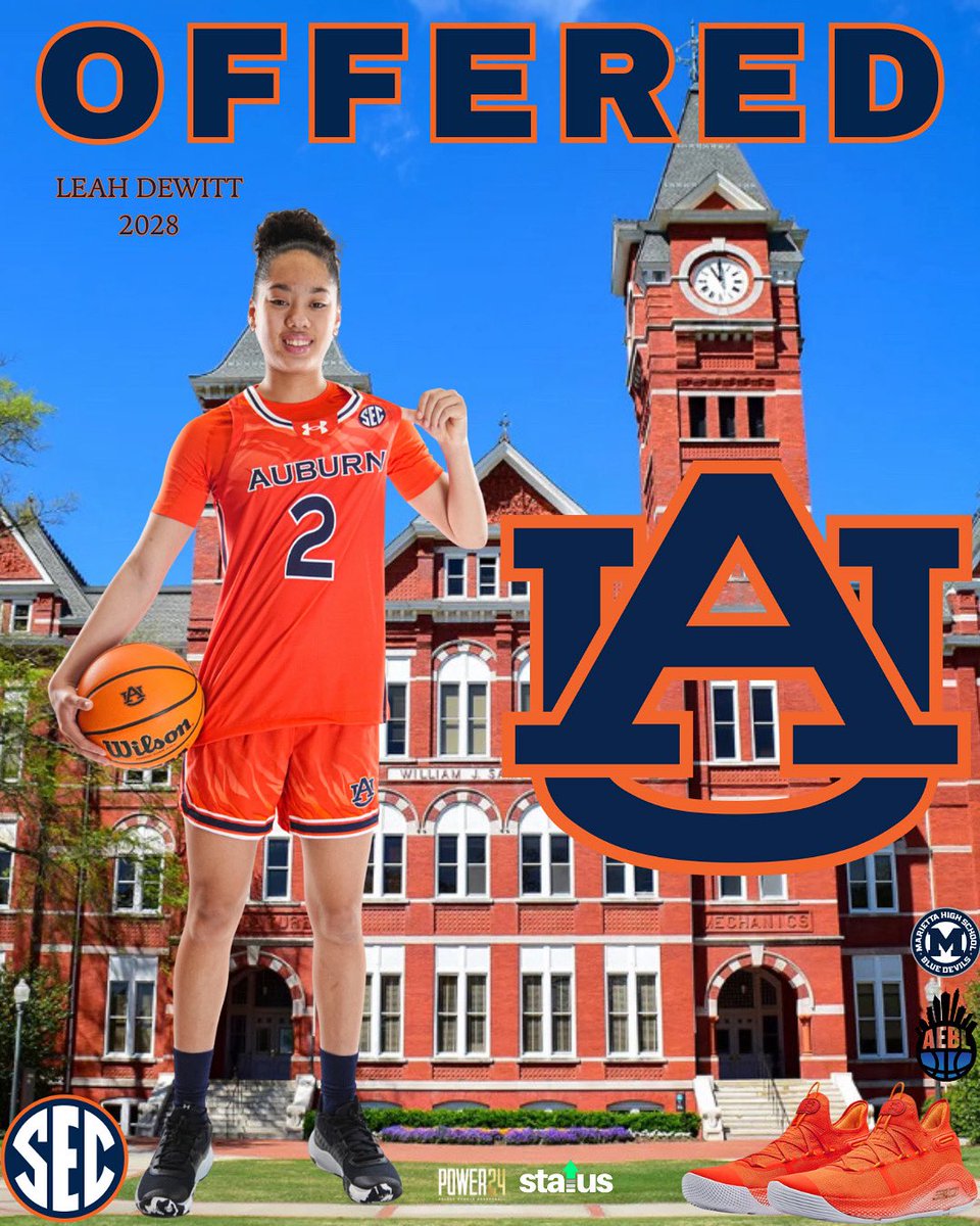 LeahDeWitt2 (@leahdewitt_2) on Twitter photo After a great conversation with <a href="/LarryVickersAU/">Larry Vickers</a> , I am extremely grateful and blessed to be re-offered by Auburn University 🧡🐅!! <a href="/MariettaGBB/">Marietta HS Girls Basketball (Ga)</a> <a href="/aeblgirlz/">AEBL</a> <a href="/HoopCoachDeWitt/">Coach DeWitt</a> <a href="/rdewitt33/">Renee DeWitt</a> After a great conversation with <a href="/LarryVickersAU/">Larry Vickers</a> , I am extremely grateful and blessed to be re-offered by Auburn University 🧡🐅!! <a href="/MariettaGBB/">Marietta HS Girls Basketball (Ga)</a> <a href="/aeblgirlz/">AEBL</a> <a href="/HoopCoachDeWitt/">Coach DeWitt</a> <a href="/rdewitt33/">Renee DeWitt</a>